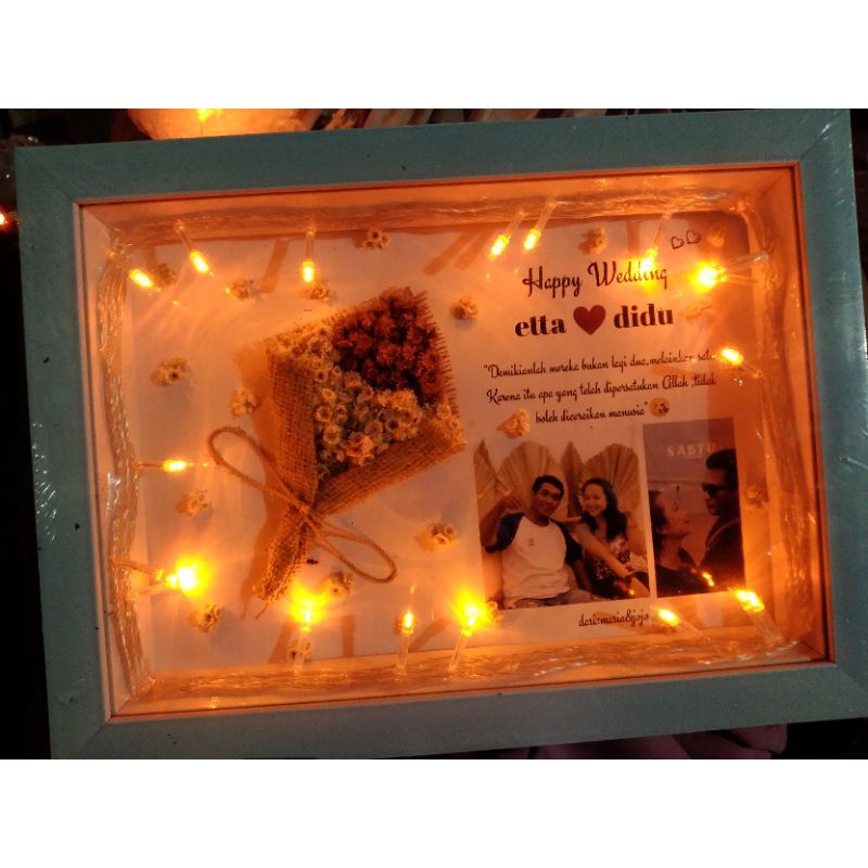 

edelweiss flower in frame 3D lampu tumbler