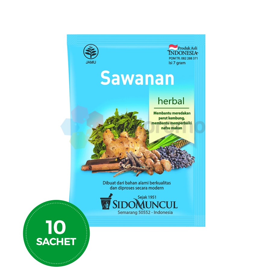 Sido Muncul Jamu Sawanan 10 Sachet Meredakan Perut Kembung Dan Memperbaiki Nafsu Makan Alami Shopee Indonesia