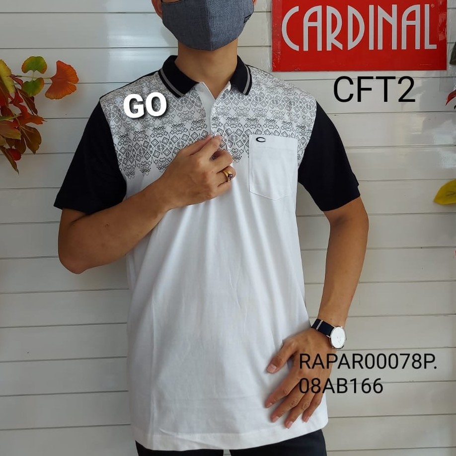 gof CFT CARDINAL FORMAL TSHIRT Pakaian Pria Atasan Kaos Polo T-shirt Casual Original Lengan Pendek