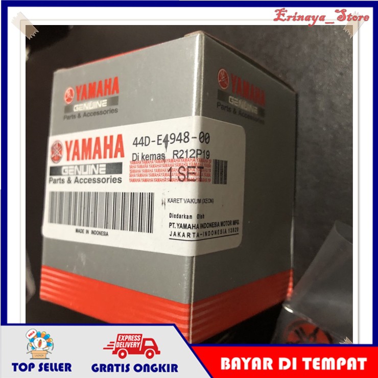 Karet Vakum Vacum Assy Motor Yamaha Xeon Nouvo Lele Karburator Karbu Lama Old 44D ORI ORIGINAL YGP Spare Part-2