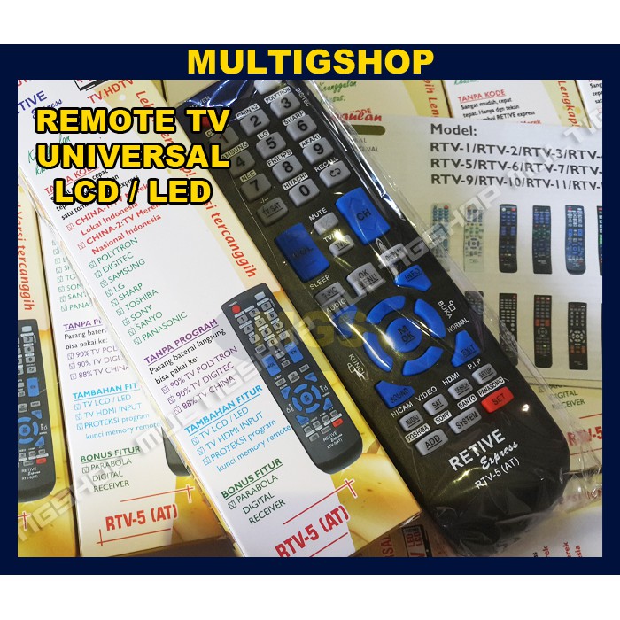 Remote TV LED Universal