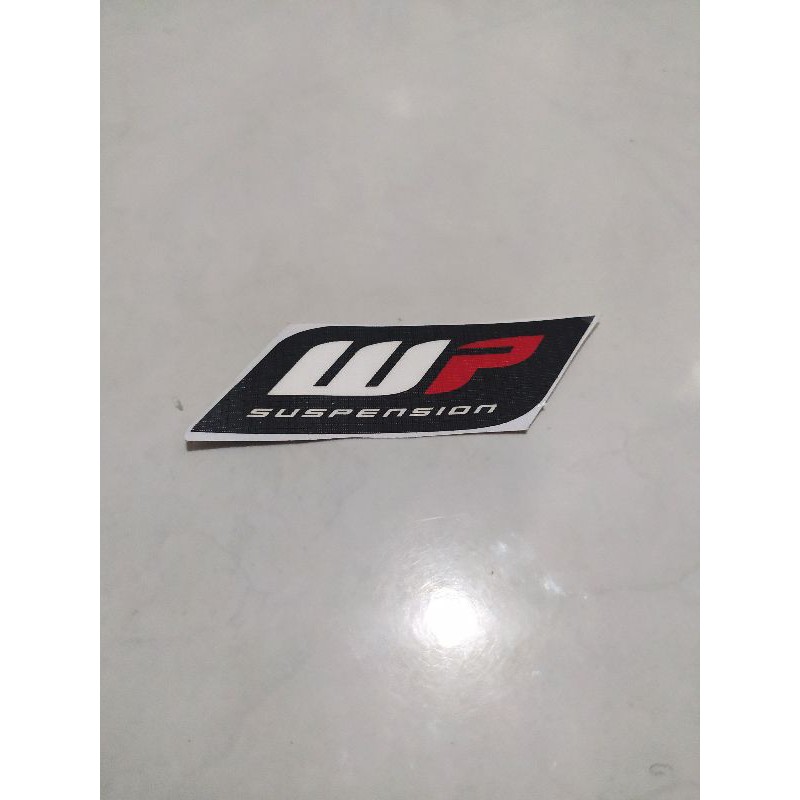 

Stiker WP suspension Bahan Tekstur Exclusive printing Anti air + Cutting