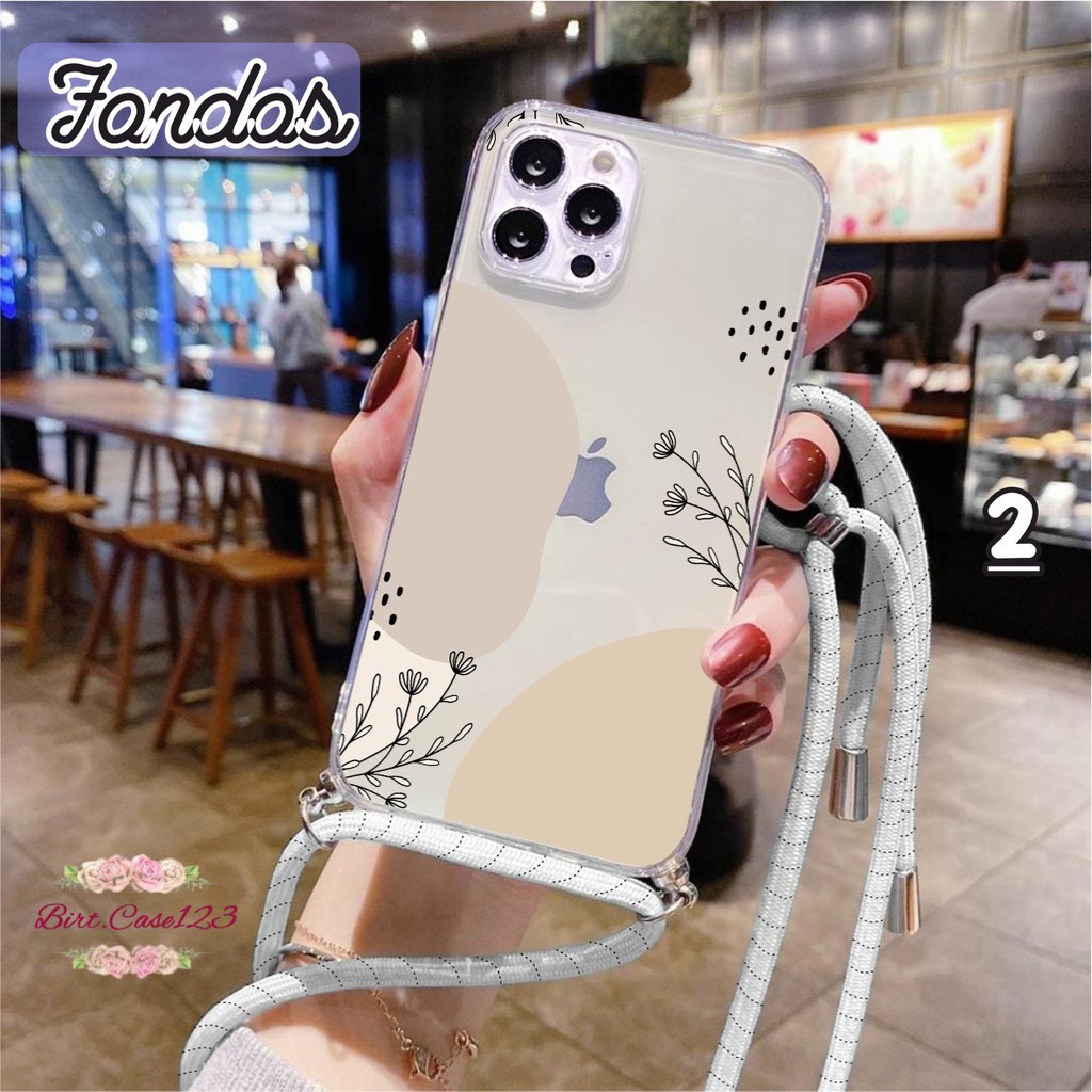 Softcase Slingcase Lanyard Bening FONDOS Samsung A70 A70s A71 M20 M30 M30s M21 M31 F41 BC4234