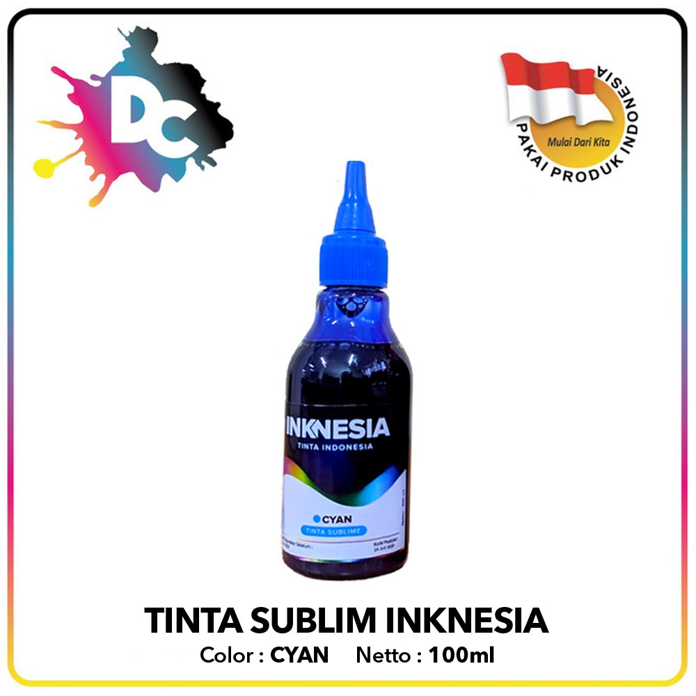 Tinta Sublim Inknesia L Series &amp; T Series 100ml Ekonomis L120 L200 L310 L360 L365 L380 L365 L1300 Dll