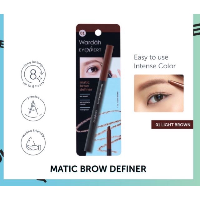 ☘️Yuri Kosmetik☘️ Wardah Eyexpert Matic Brow Definer