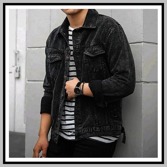 Jaket Jeans Pria Jaket Sobek Pria Jaket Model Logo Pria Jaket Levis Pr Jaket Jeans Pria Sandwash B