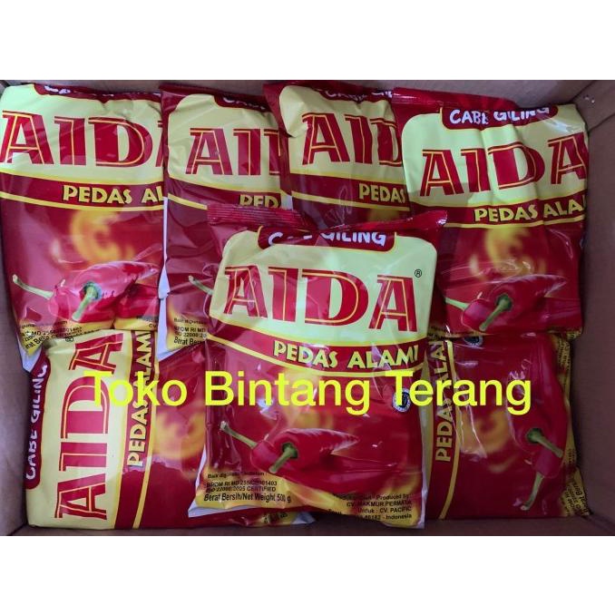 

Bubuk Cabe Giling Aida 500 gr / Bumbu Cabai AIDA Pedas Alami Serbaguna