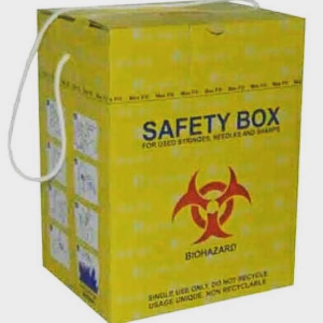 Safety box 8 Liter tempat sampah medis