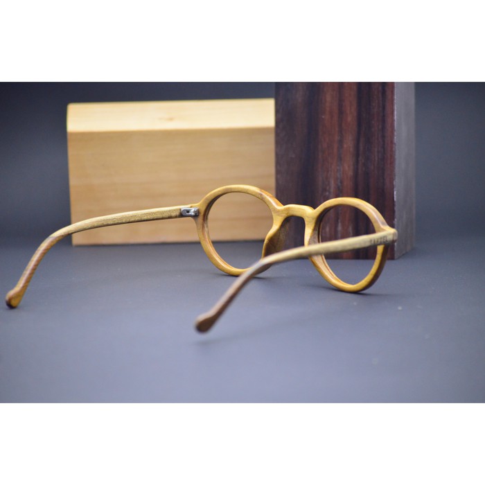 frame kacamata | kacamata minus kayu | frame bulat korea