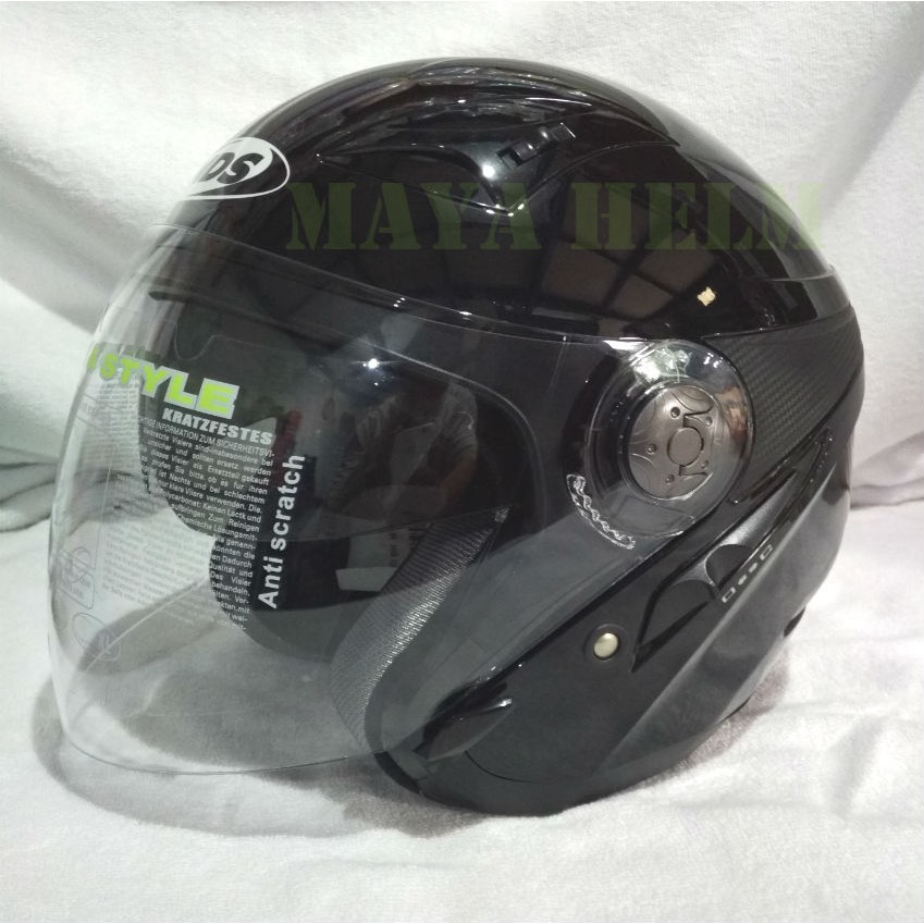 Helm MDS Zarra Solid Black Metalic