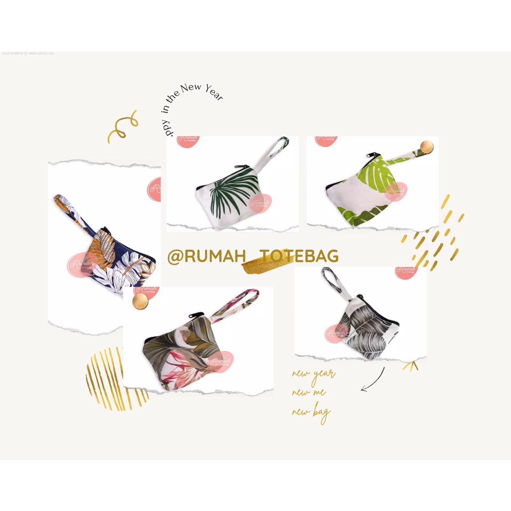 TAS_BDG - TOTEBAG UNIK TALI SUMBU MOTIF FLORA