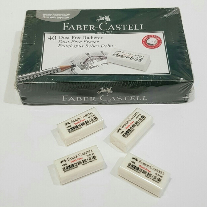 

penghapus pensil faber castell putih/penghapus kecil