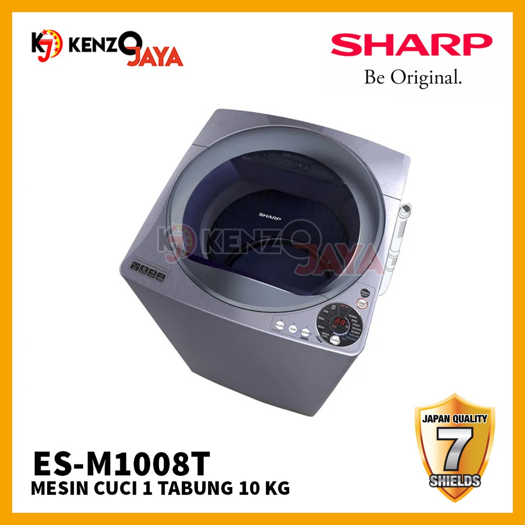 Mesin Cuci 1 Tabung 10 Kg SHARP ES-M1008T-SA