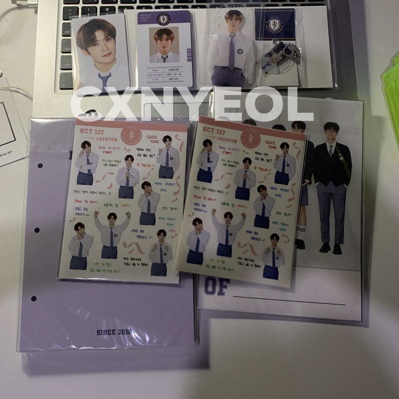 NCT 127 BACK TO SCHOOL 2021 SET PHOTOCARD ID CARD ID PHOTO CLEAR BOOKMARK