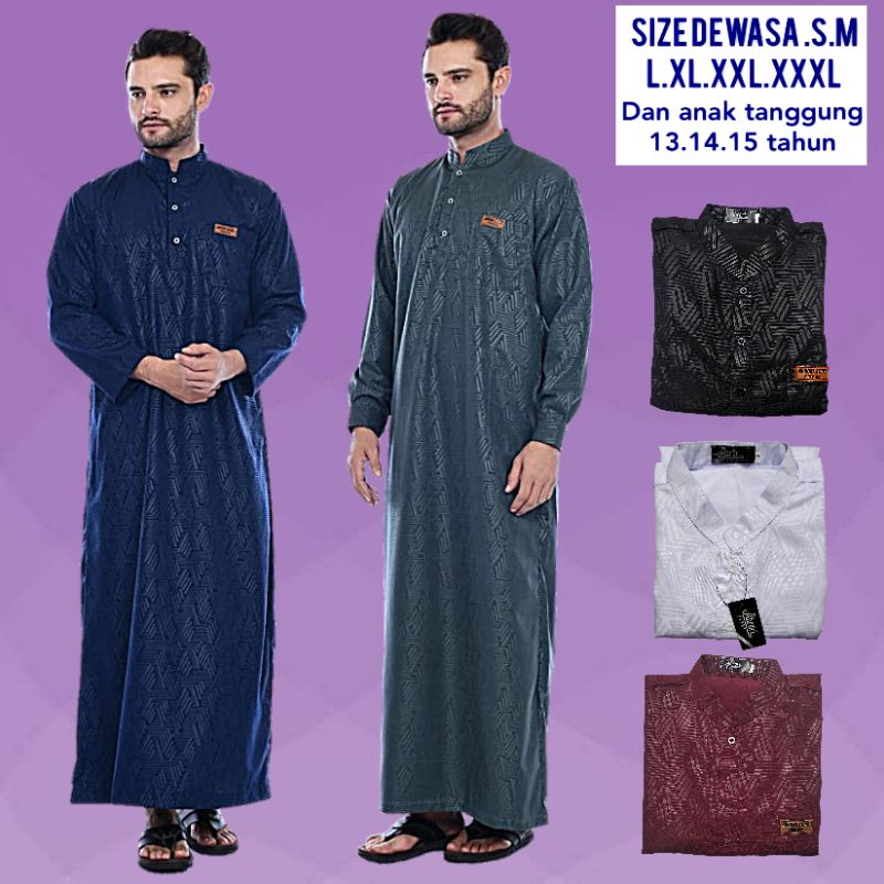 jubah pria EMBOS  jubah laki laki EMBOS jubah SAUDI EMBOS jubah laki laki trendy KONVEKSI PREMIUM