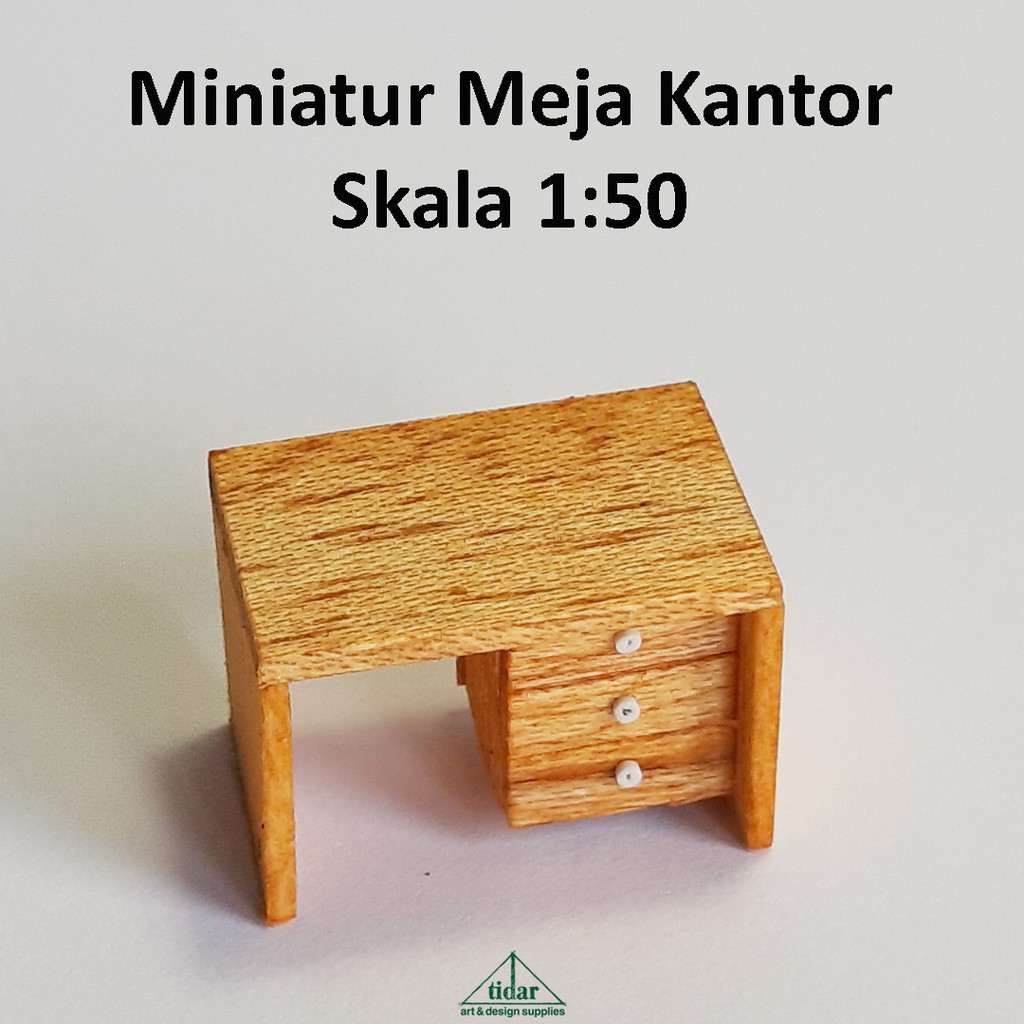 

[MR] Miniatur Maket Meja Kantor MH / Meja Kerja / Meja Belajar Skala 1:50