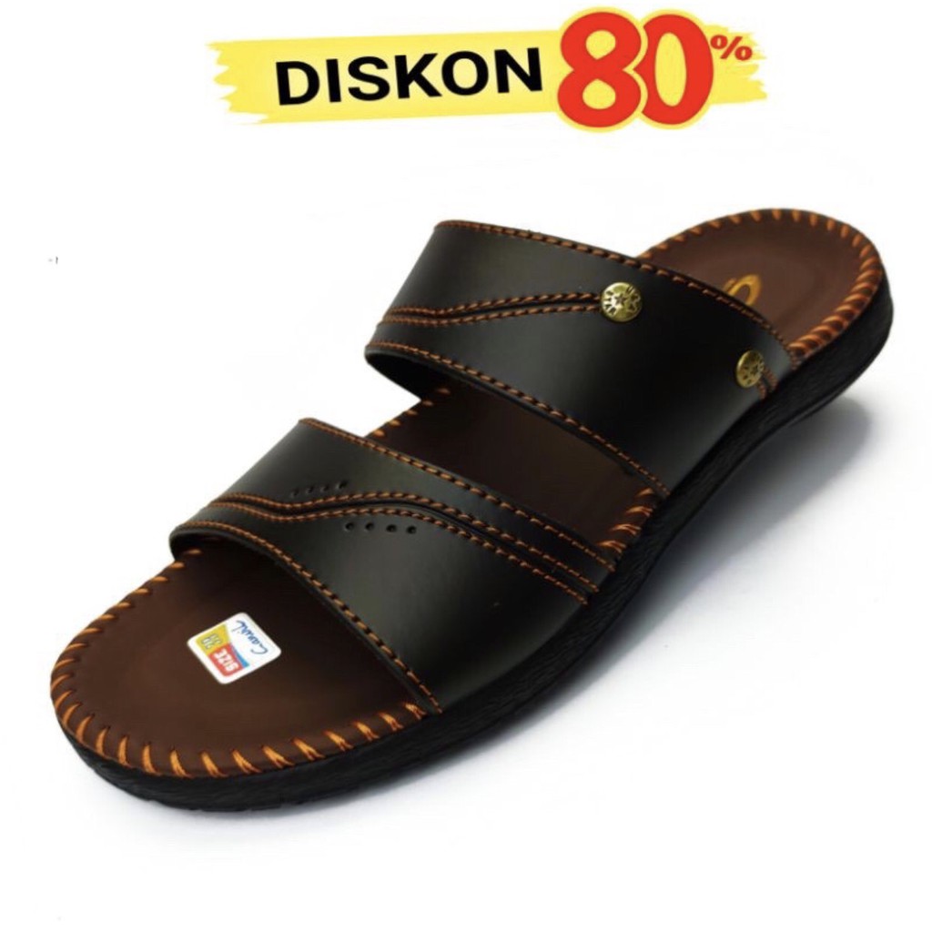 Sandal Kulit Pria Sandal Slop Laki Laki Dewasa Sandal Cowok Dewasa Sandal Pria Dewasa