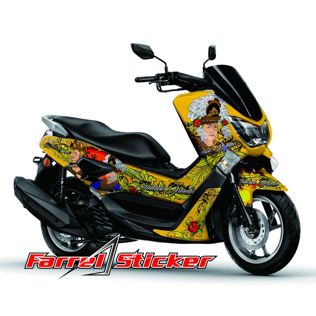 decal stiker nmax lombok