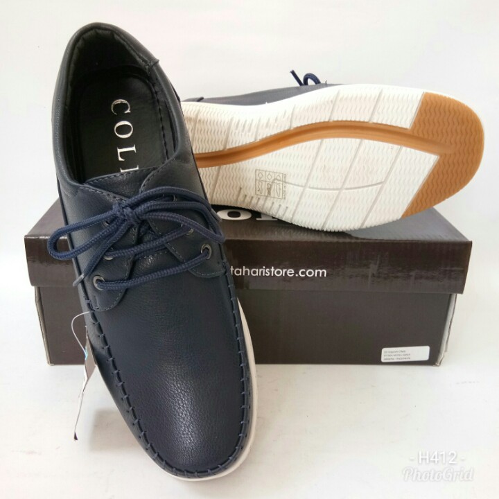 SEPATU PRIA COWOK LAKI KASUAL LOAFERS KULIT TALI COLE DT20NV74 ORIGINAL