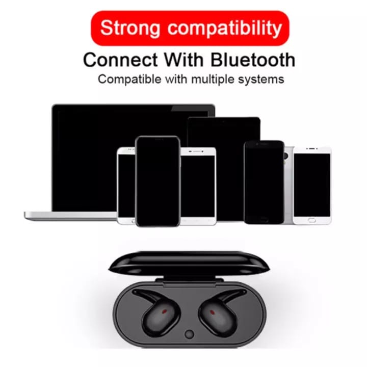 HEADSET / HANDSFREE WIRELESS BLUETOOTH TWS-4 Earphone Nirkabel