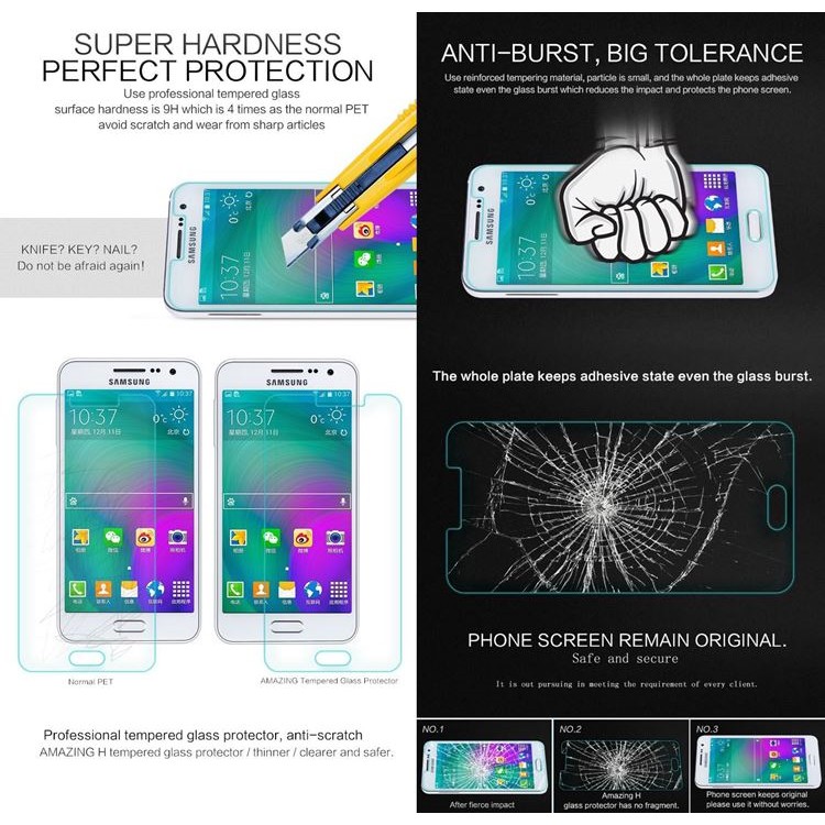 Nilkin Anti-Explosion Glass H Screen Protector Galaxy A3 A300