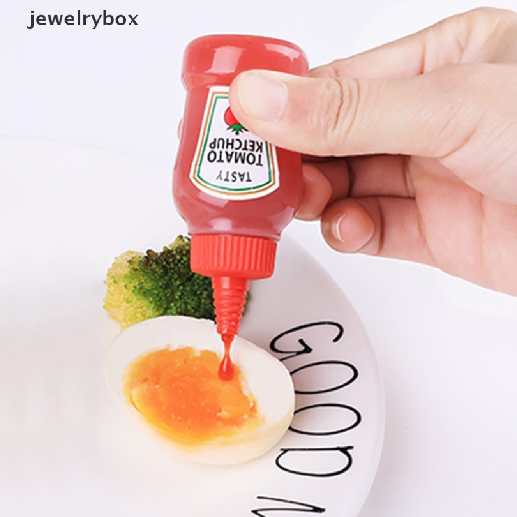 (jewelrybox) Botol Minyak / Saus / Madu / Mustard / Tomat Mini Untuk Salad