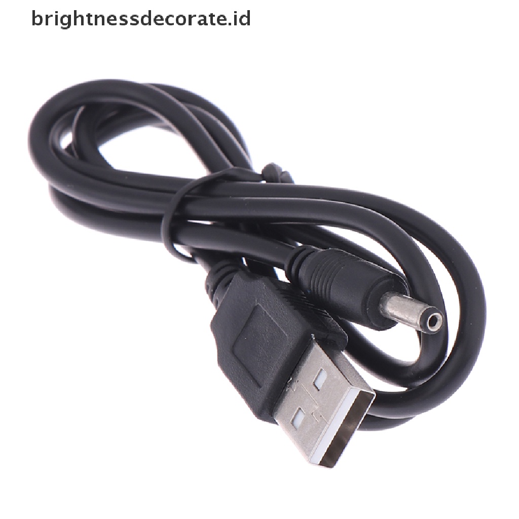 1pc Kabel Power Konektor Usb Ke Dc 3.5mm Male To 2a Jack