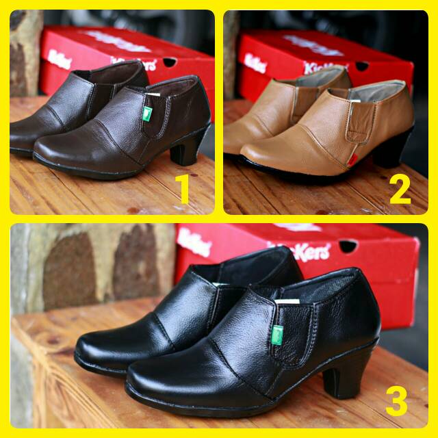 SEPATU WANITA SEPATU KERJA WANITA KICKERS IMPORT