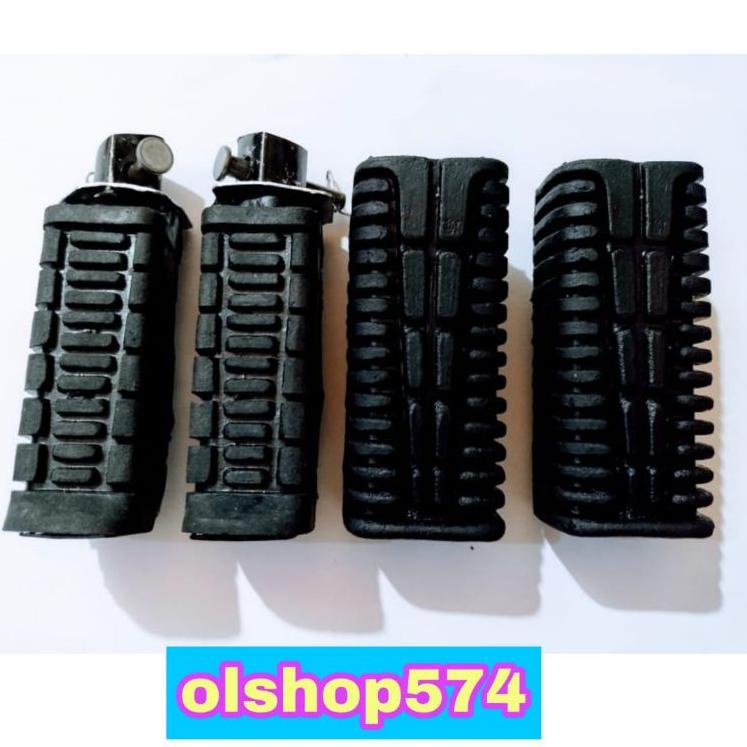 Paket t Footstep Step Depan Belakang Karet  Vega ZR R New F1ZR  MX Z Variasi Motor H0Z1
