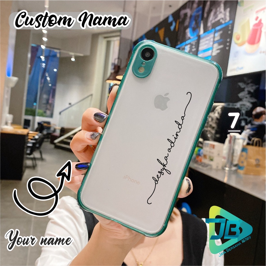 SOFTCASE CHOICE CUSTOM NAMA OPPO VIVO XIAOMI SAMSUNG REALME IPHONE ALL TYPE JB4715