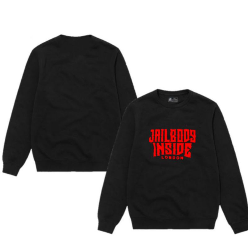 SWEATER JAKET JAILBODY INSIDE LONDON LOGO DISTRO JAIL BODY MURAH HIGH QUALITY UNISEX