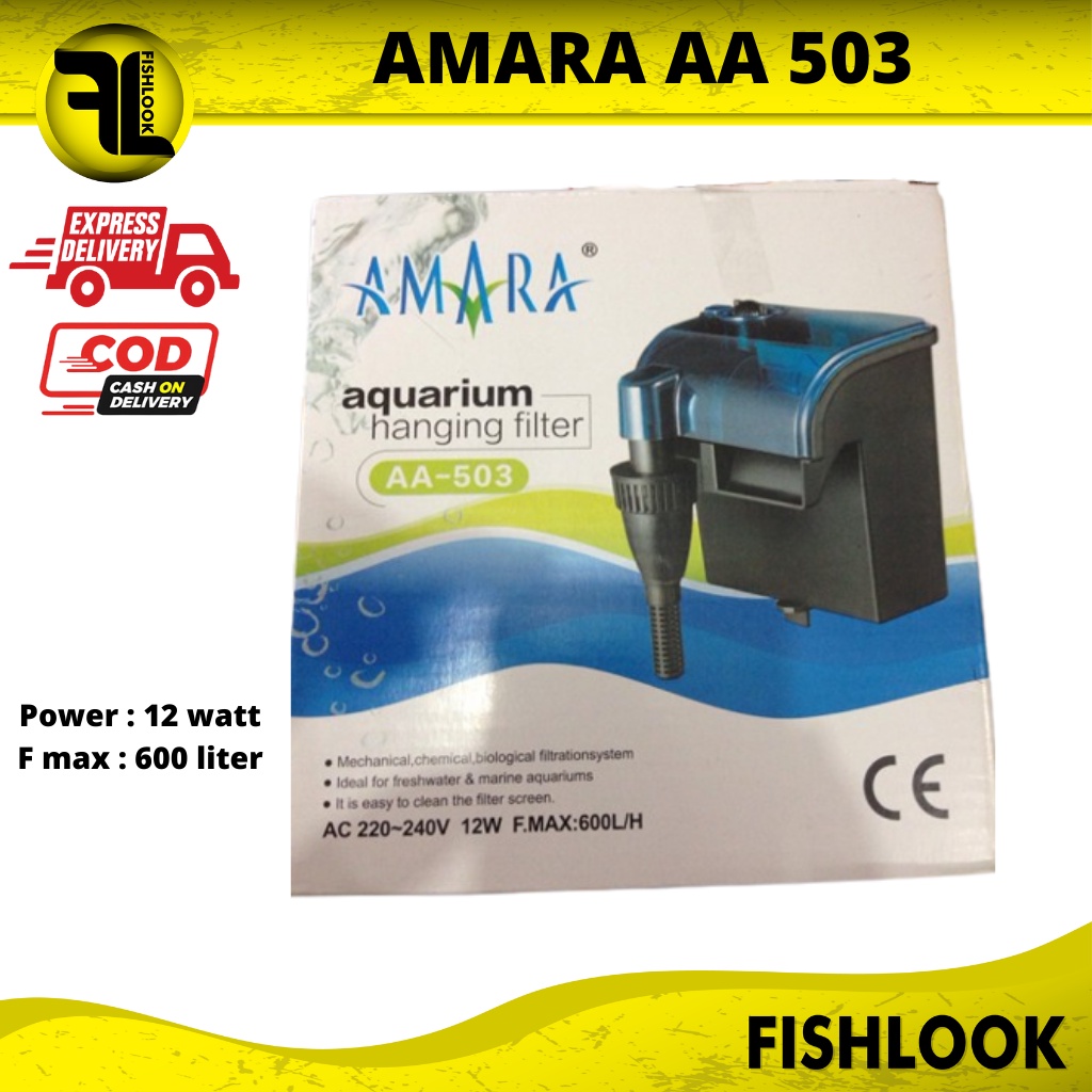 hanging filter gantung hang on aquarium aquascape amara AA 503 aa503