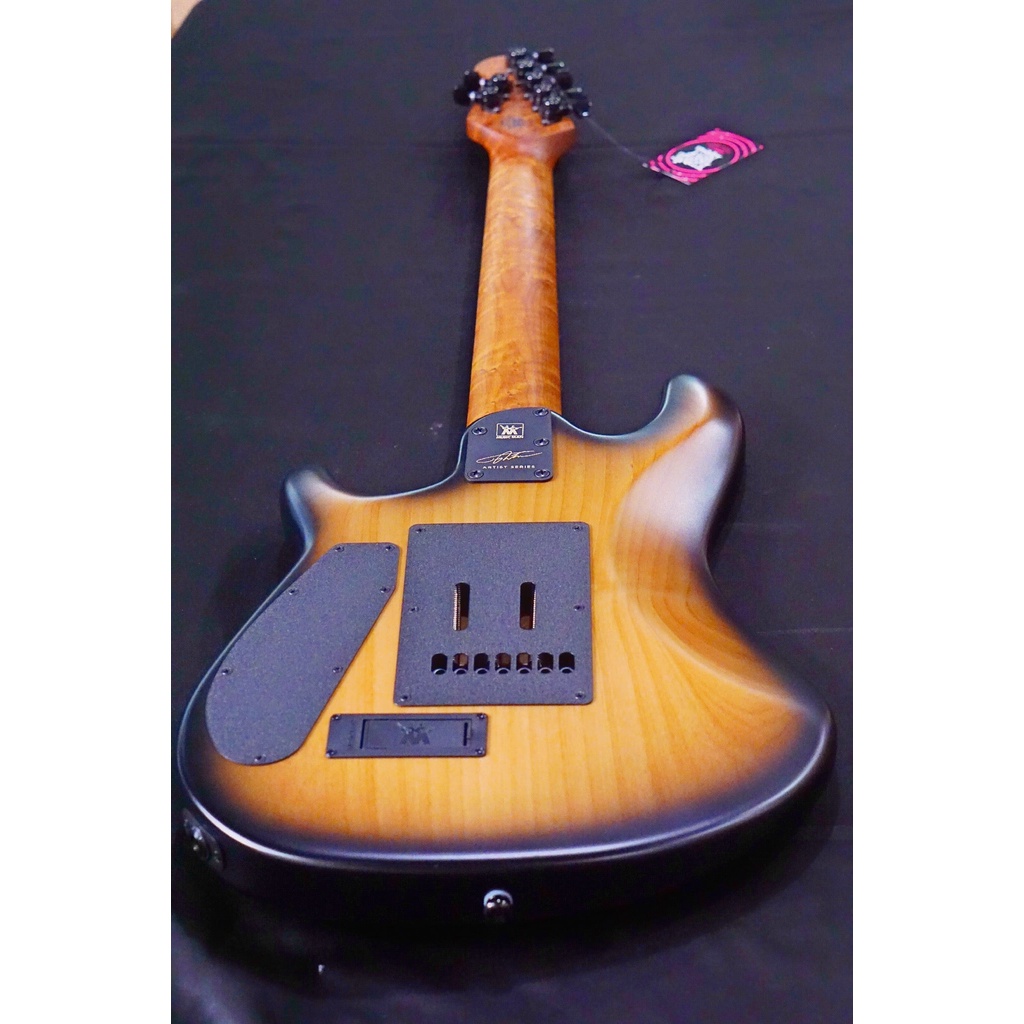 Ernie Ball Music Man Jason Richardson Signature Cutlass HH 7-String - Natural Buckeye Burl  S06066