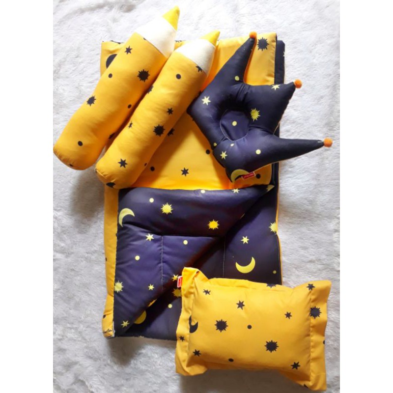 Baby Set Gemes Murah Bed Cover Bantal Guling Bayi cocok Kado untuk Bayi Terlaris