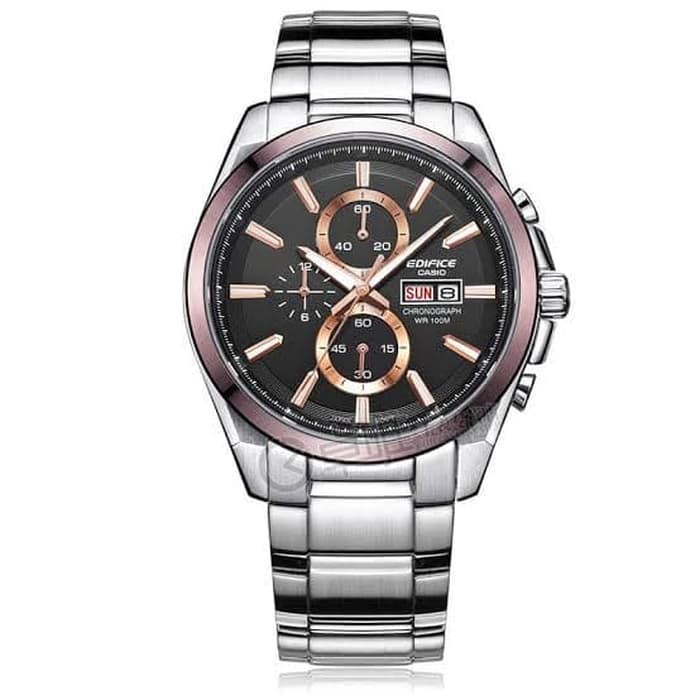 Jam Tangan Casio Edifice Chrono Sapphire Solar EFB-500D-5A Original