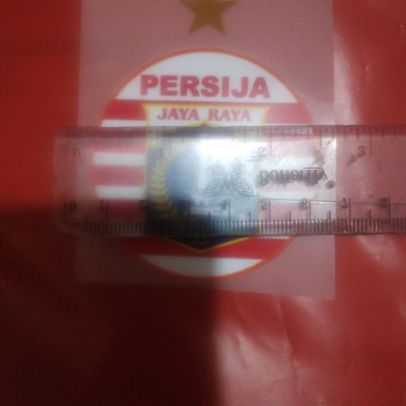 

stiker sablon, sablon setrika logo persija jakarta isi 3 pcd