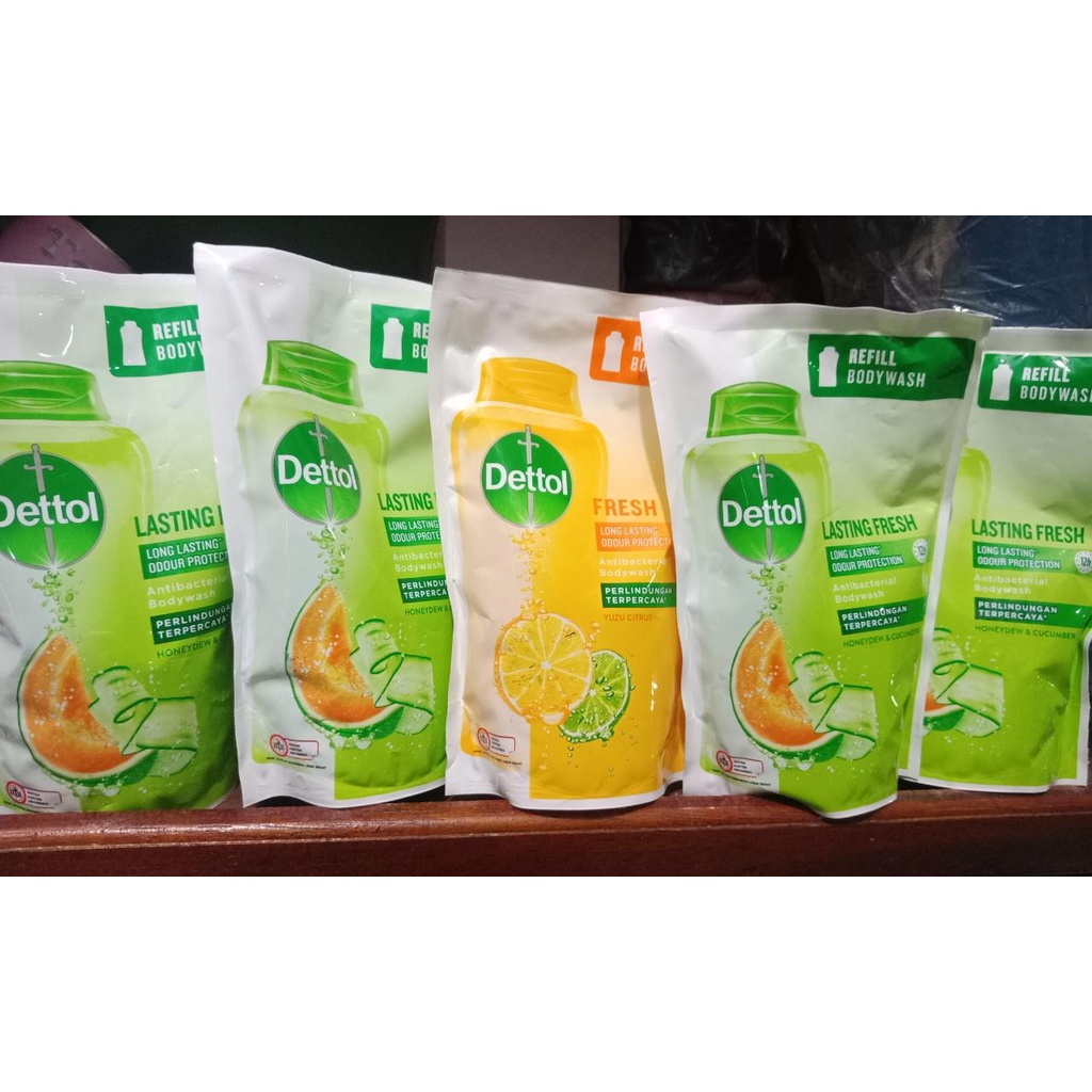 SABUN MANDI CAIR DETTOL 410 ML SABUN MANDI CAIR REFILL LIFEBUOY AROMA FRESH SABUN DETTOL KESEHATAN