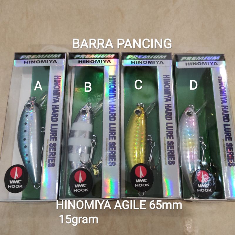 HINOMIYA AGILE 65mm 15gram Lure Minnow Sinking