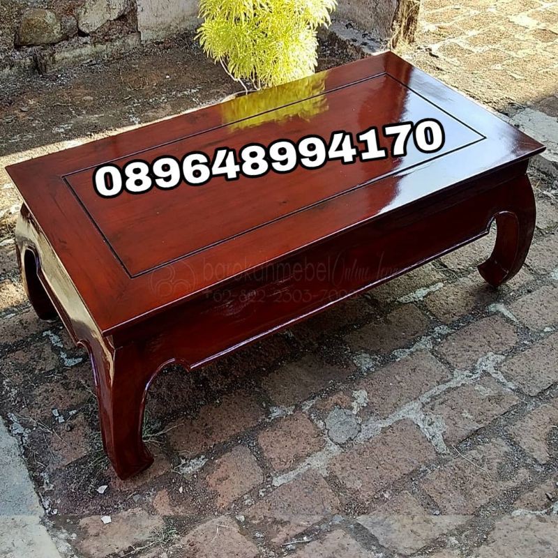 meja tamu lesehan jati meja ketapang kayu jati