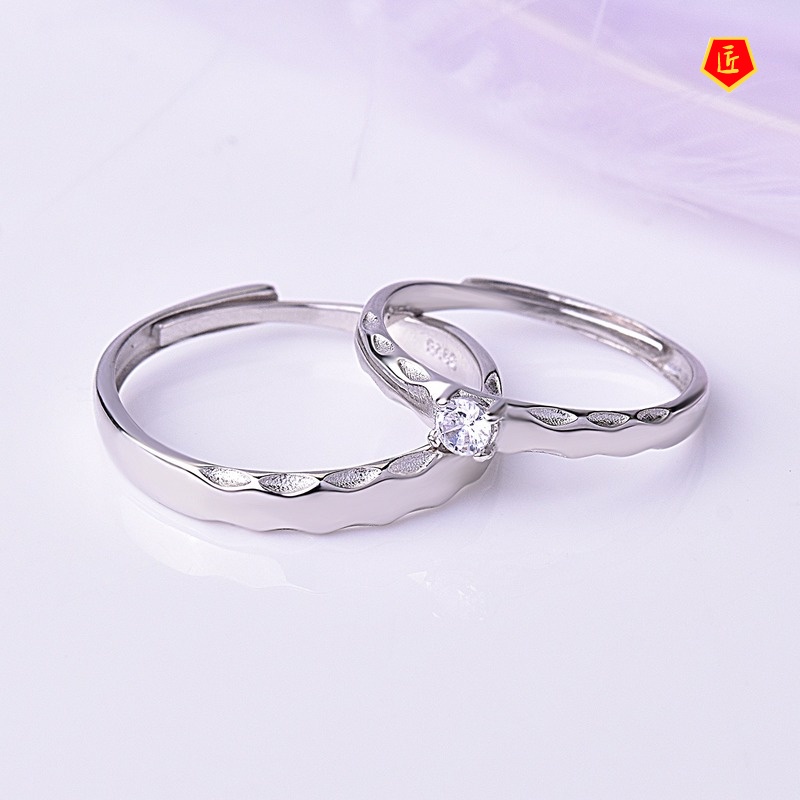 [Ready Stock]Simple Daily Couple Diamond Ring