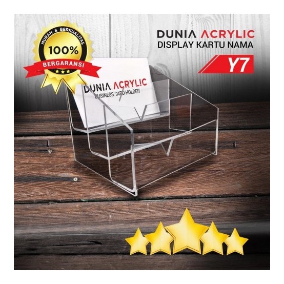 

► Discount!! Tempat Kartu Nama acrylic / display kartu nama / tempat kartu nama Y7 ► Murah!!