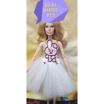 baju barbie/baju boneka barbie/barbie mattel/ barbie asli/dress barbie/baju pesta barbie/gaun barbie