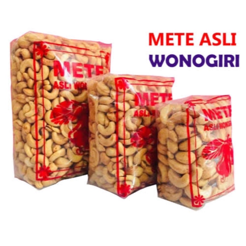 

Kacang Mede atau Kacang Mete Matang, Kacang Mete Mentah, Kacang Mete Rasa 250gr Khas Wonogiri