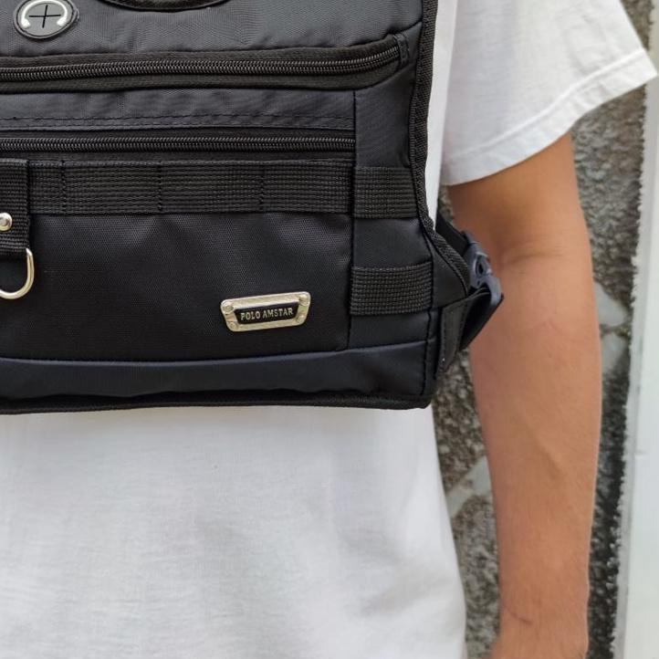 Chest Bag Chest Rig Bag Tas Dada Tas Rompi Tas Sepeda Tas Selempang Dada Pria