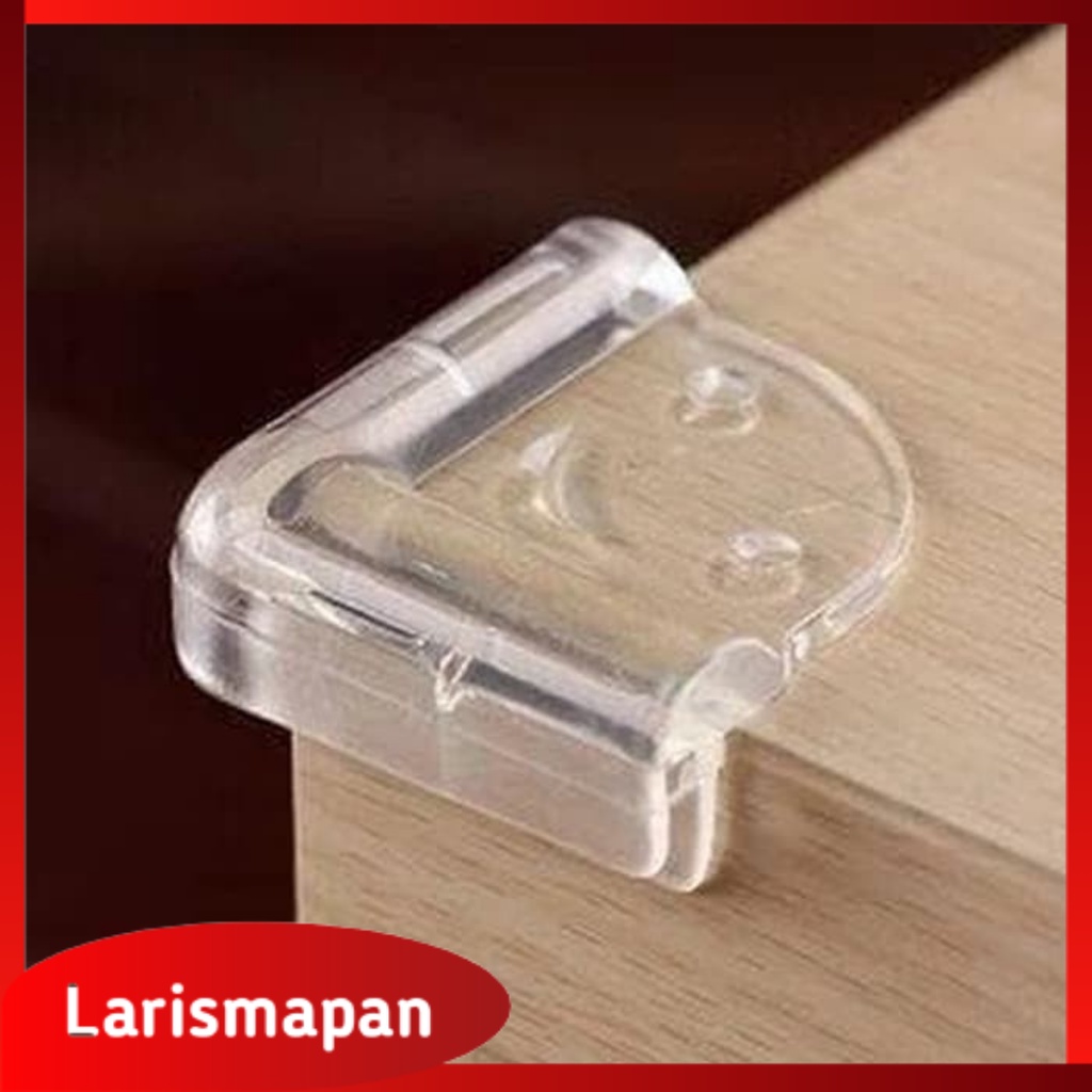 Model Kotak Pelindung Sudut Meja Transparan Pengaman Sudut Silikon Siku Meja Aman