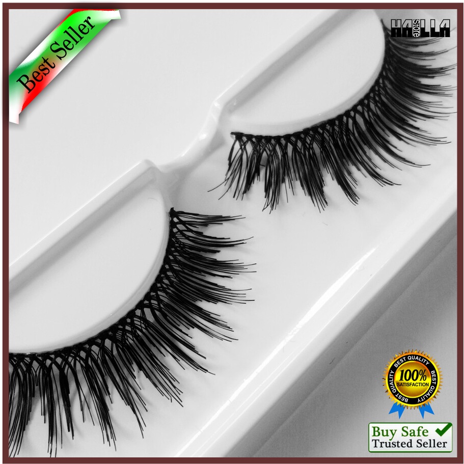 Bulu mata palsu M3 Bulumata Human Hair Lembut Halus Fake Eyelash Premium Murah