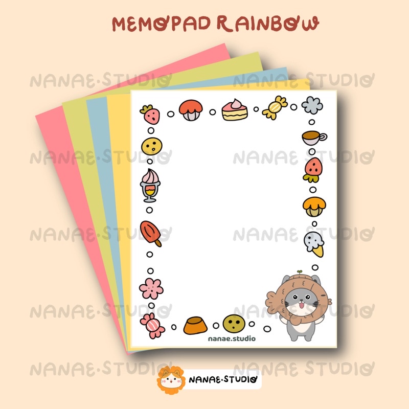 

Notebook Rainbow - Dessert NB05 | Nanae.studio