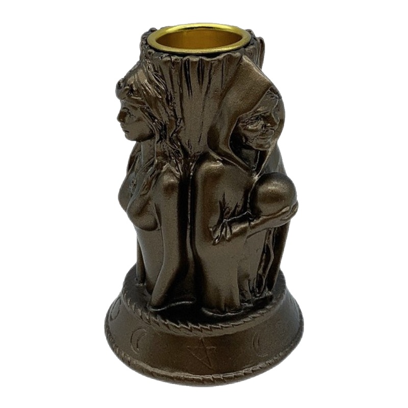 SIY  DIY Witch Goddess Candle Holder Epoxy Resin Mold Concrete Plaster Silicone Mould