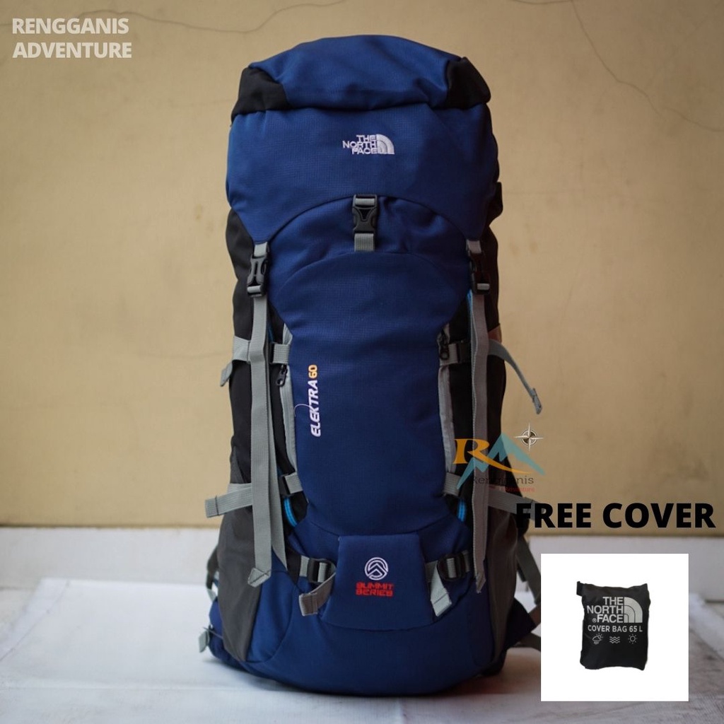 Tas Ransel Gunung Carrier 60 LITER LOKAL Bonus Rain cover Tas Hiking