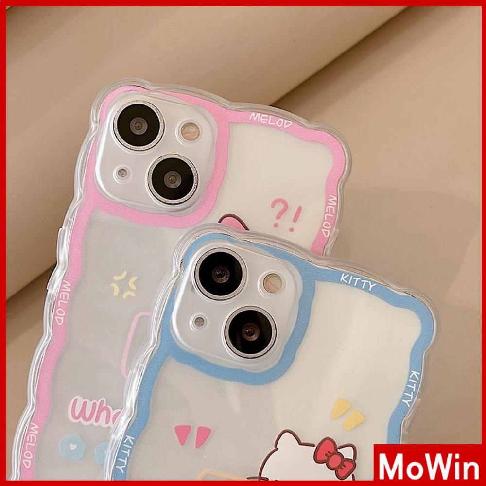 iPhone Case Silicone Soft Case Clear Case Wave Airbag Shockproof Camera Cover Protection Cartoon Cute Compatible For iPhone 11 iPhone 13 Pro Max iPhone 12 Pro Max iPhone 7 Plus xr